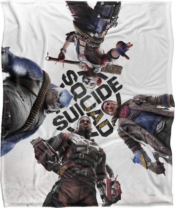 Produktbild Suicide Squad Decke Kill The Justice League Gruppenfoto (152 x 127 cm)
