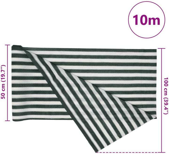 Image du produit VidaXL Zaunblende m HDPE 75 g/m² (1000 cm)