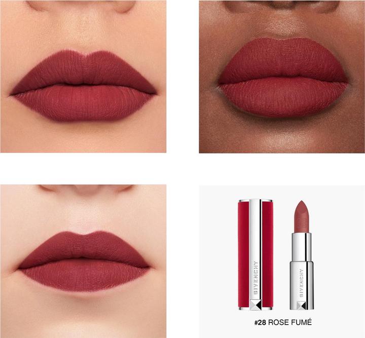 Actual product image Givenchy Le Rouge Deep Velvet (28 Rose Fumé)