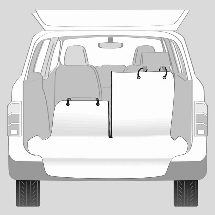 Immagine prodotto Trixie Copertura protettiva per bagagliaio auto 180x130cm (Cane, Chiusura di sicurezza)