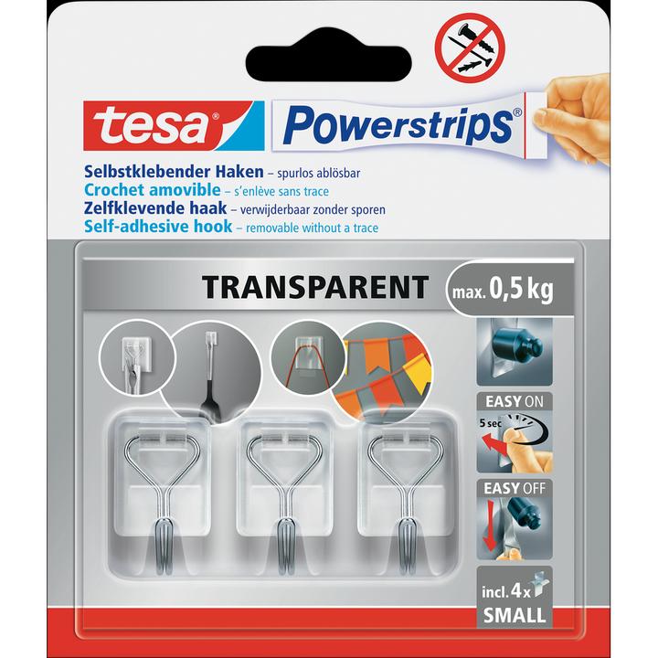 Productafbeelding tesa Powerstrips zelfklevende haken Klein