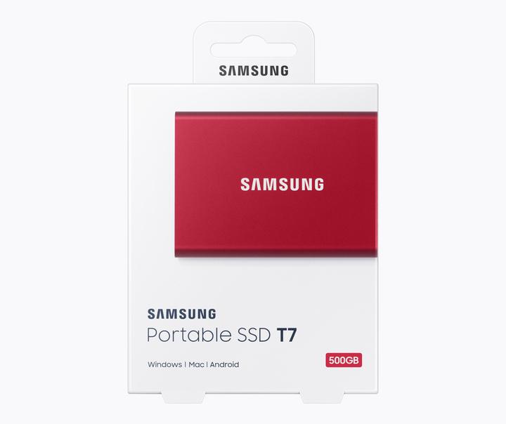 Immagine prodotto Samsung Portable T7 Red (500 GB)