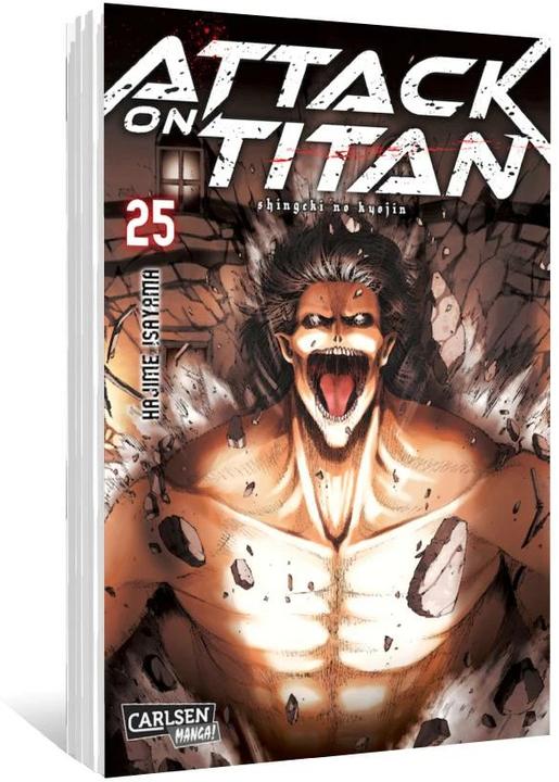 Actual product image Attack on Titan 25 (German, Hajime Isayama, 2019)