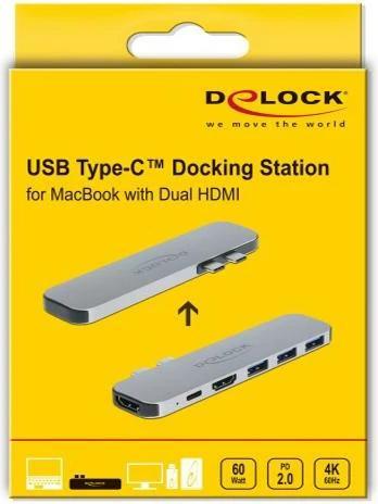 Immagine prodotto Delock Dockingstation für MacBook (Porta di attracco (proprietaria), 1 Porti)