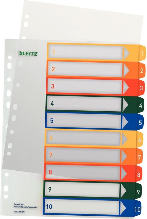 Actual product image Leitz Register PC inscribable