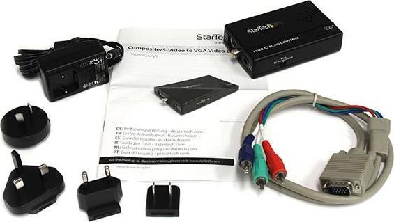 Produktbild StarTech Composite S-Video To VGA (Analog -> Analog)