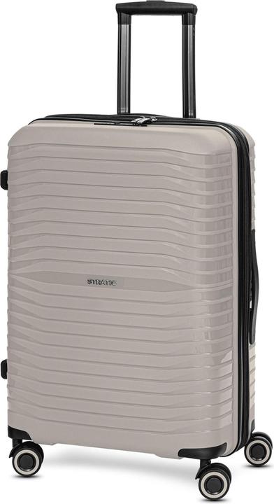 Actual product image Stratic Shine 4-wheel suitcase set 3-piece with stretch fold (193 l, XL (from 140l))