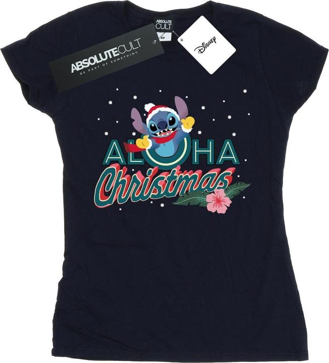 Immagine prodotto Disney Lilo And Stitch Aloha Christmas Maglietta Donna (XL)
