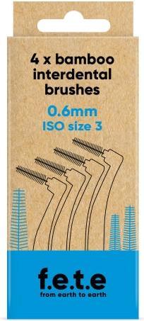 F.e.t.e Bambus-Interdentalbürsten 0.6 mm (4 x, 0.60 mm)