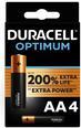 Image du produit Duracell Optimum Pack de 4 piles AA (4 pcs, AA)