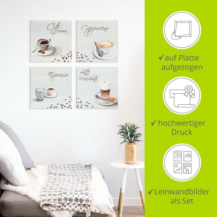 Actual product image Artland Cappuccino Espresso Latte Macchiato A6PT (40x40 cm)