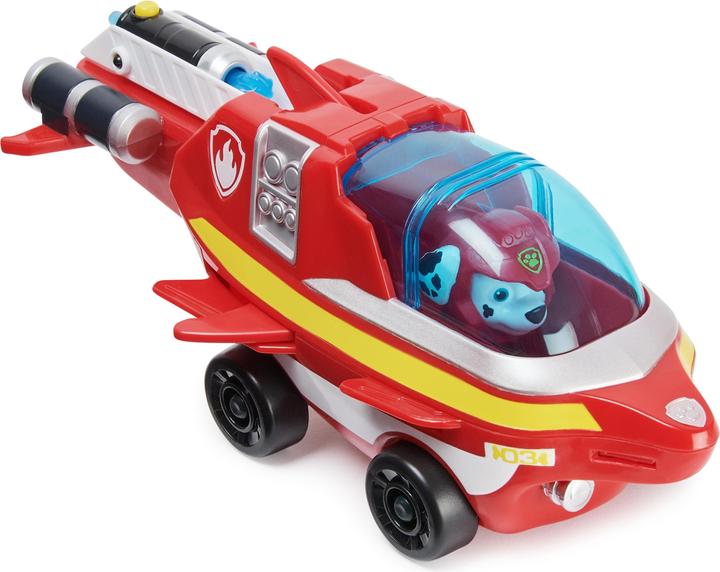 Actual product image Spin Master Paw Patrol Aqua Pups Deluxe Vehicle Marshall