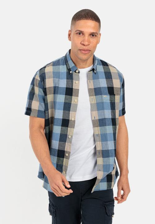 Immagine prodotto Camel Active Camicia a quadri in misto lino (XXL)