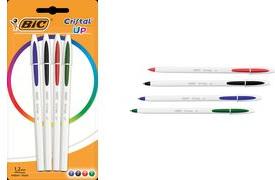 Immagine prodotto Bic CRISTAL UP - Penna a sfera (Multicolore, 4 x)