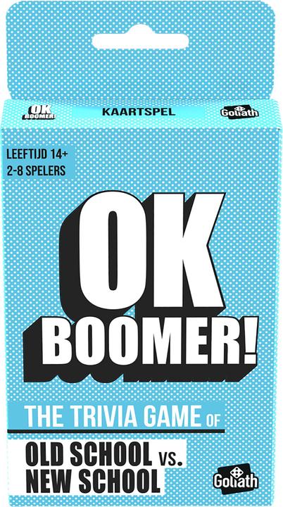 Goliath Toys OK BOOMER! Gioco di carte (Olandese)