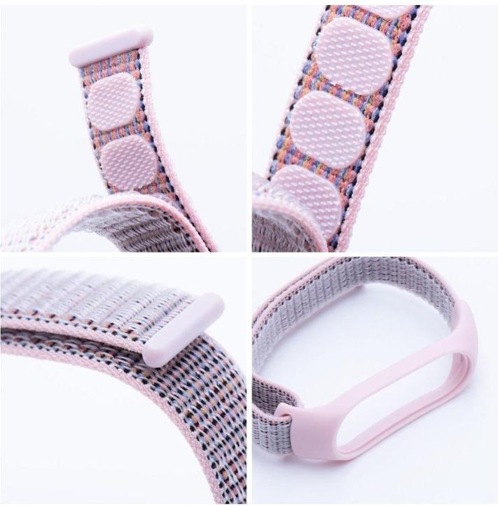 Immagine prodotto OEM Strap Nylon strap for XIAOMI Mi Band 5 / 6 / 7 pink (07) (Nylon)