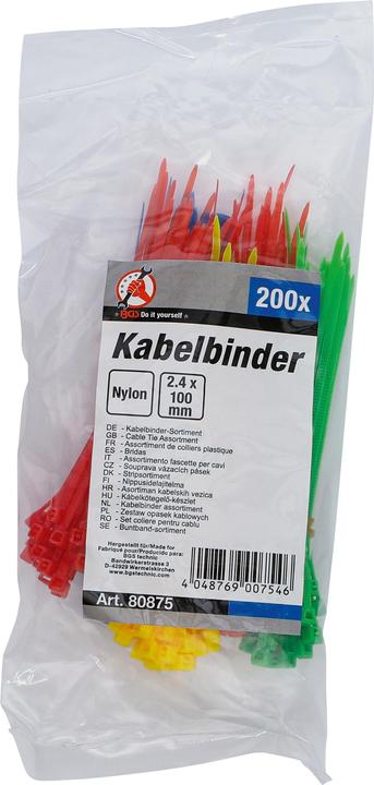 Actual product image BGS Cable tie (100 mm, 200 pcs.)