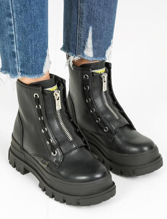 Produktbild Buffalo Vegan Aspha Zip Plateaustiefelette (37)
