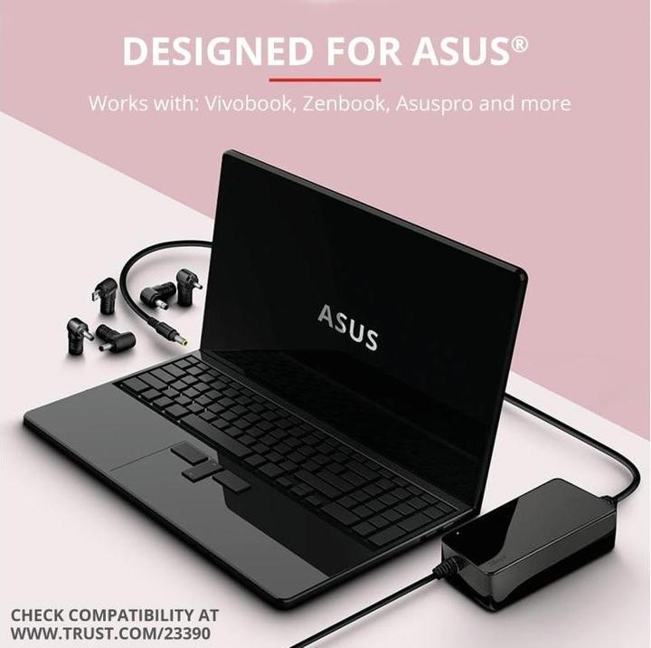 Produktbild Trust Netzteil 90 W Maxo für Asus Notebooks (90 W)