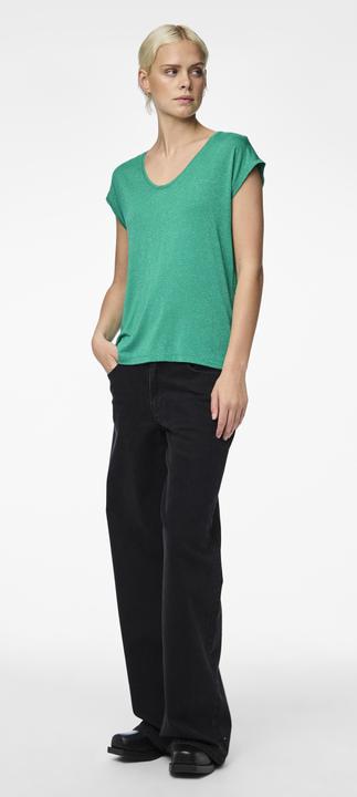 Actual product image Pieces Pcbillo Tee Lurex Stripes Noos Bc (XXL)