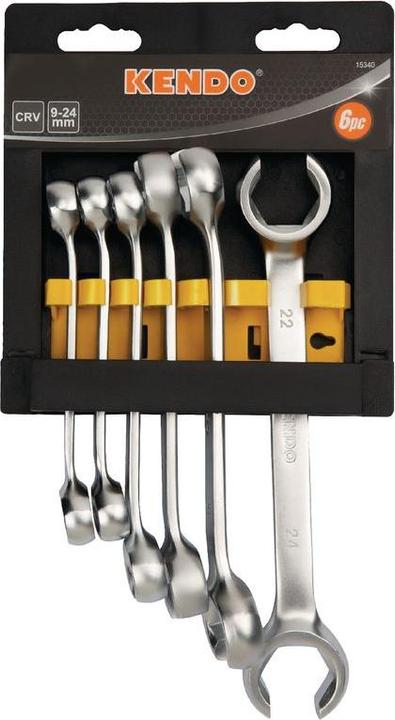 Image du produit Kendo Jeu de clés polygonales doubles modèle ouvert (24 mm)