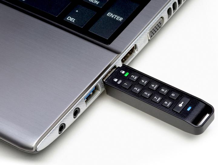Actual product image iStorage datAshur Personal (32 GB, USB 3.0, USB-A)