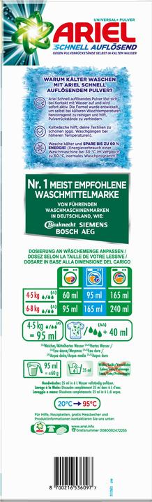 Productafbeelding Ariel Unstoppables (100 Wascycli, Poeder)