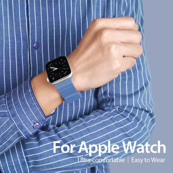 Image du produit Dux Ducis magnetic strap watch strap 7/6/5/4/3/2 (40 mm, 38 mm, 41 mm, Silicone, Apple Watch Series 2, Apple Watch Series 3, Apple Watch Series 1, Apple Watch Series 4, Apple Watch Series 5, Apple Watch Series 6, Apple Watch Series 7, Apple Watch Series 8, Apple Watch Series 9, Apple Watch SE)