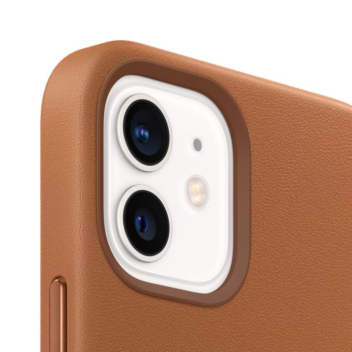 Actual product image Apple Leather Case with MagSafe (Apple iPhone 12, Apple iPhone 12 Pro)