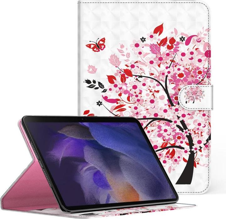 Produktbild Cover-Discount Galaxy Tab A8 10.5 - Etui Glitzer Effekt Baum rosa (Galaxy Tab A8)