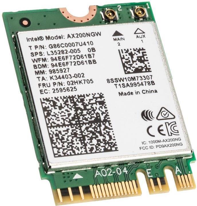 Productafbeelding Intel Wi-Fi 6 AX200 niet vPro (M.2 Een sleutel, M.2 E-sleutel)