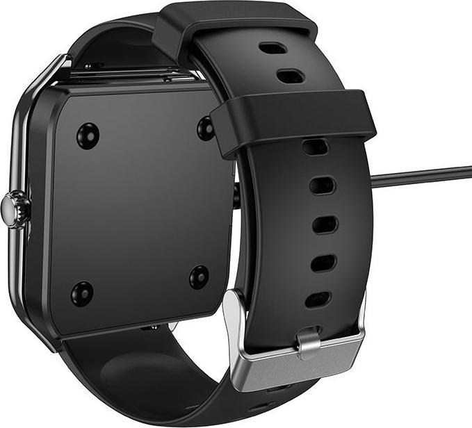 Actual product image Hoco Cable charging cable for smartwatch Y28 0,6 m black