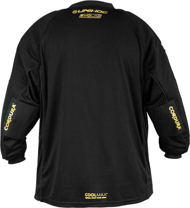 Produktbild Unihoc Goalie Sweater Alpha EVOLAB schwarz/gold-S (S)