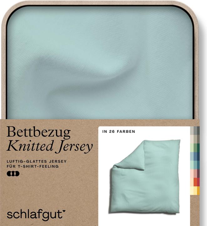 Immagine prodotto schlafgut Knitted Jersey (Copripiumino, 200 x 200 cm)