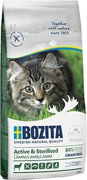 Actual product image Bozita Cat Active & Sterilised Grain Free Lamb (Adult, 1 pcs., 2000 g)