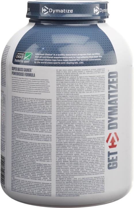 Image du produit Dymatize Super Mass Gainer Chocolat (Chocolat, 1 pcs, 2943 g)