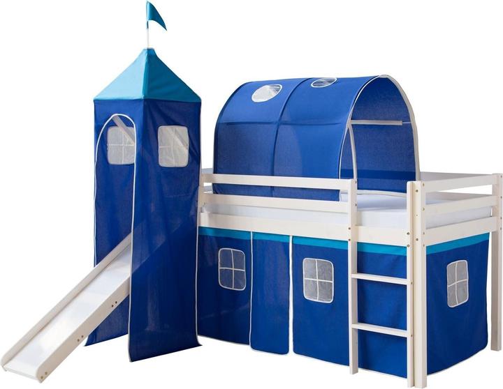 Image du produit Floki24 Tunnel pour lits superposés Tente de lit Toit de jeu Tunnel Caverne Lit d'enfant - bleu