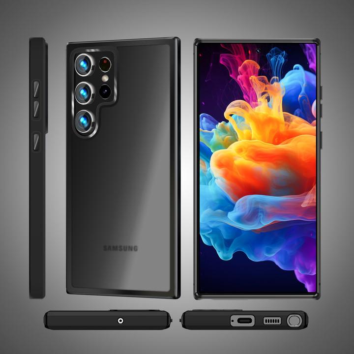 Image du produit Nalia Étui hybride semi-transparent avec cadre de protection (Samsung Galaxy S24 Ultra)