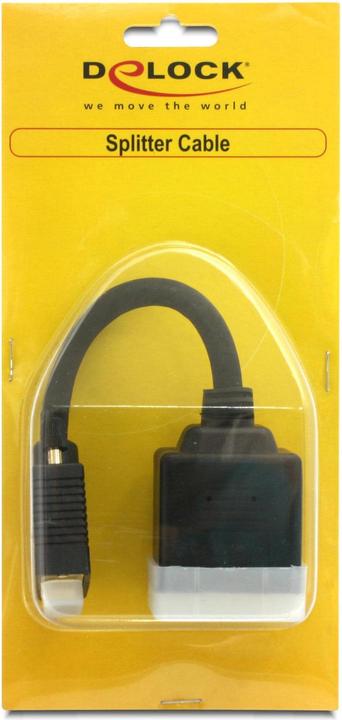 Produktbild Delock VGA zu (VGA, 22 cm)