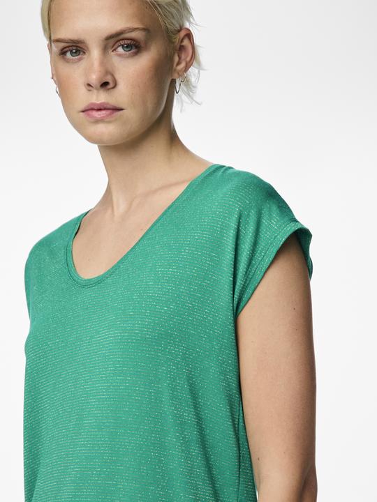 Actual product image Pieces Pcbillo Tee Lurex Stripes Noos Bc (XXL)