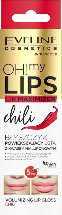 Immagine prodotto Eveline Oh My Lips Lip Maximizer Lucidalabbra all'Acido Ialuronico Chilli 4.5Ml