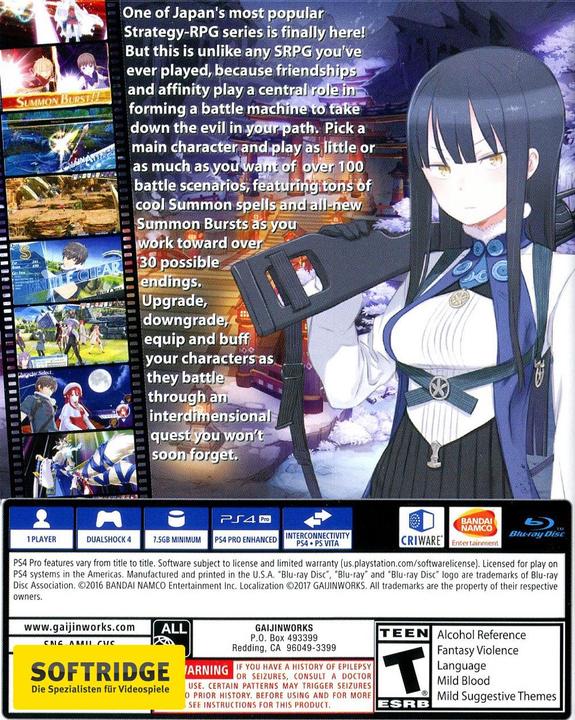 Actual product image Bandai Namco Summon Night 6: Lost Borders (PS4, EN)