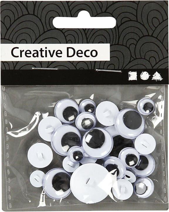 Actual product image Creativ Company Wobble eyes - Assortment, For sewing on
