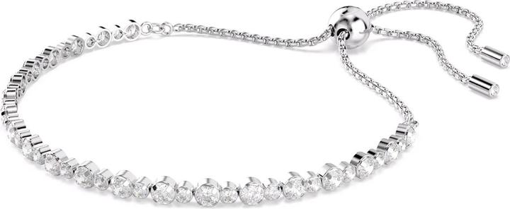 Produktbild Swarovski Matrix Tennis Armband Gemischte Rundschliffe Weiss (24 cm, Swarovski Metall)