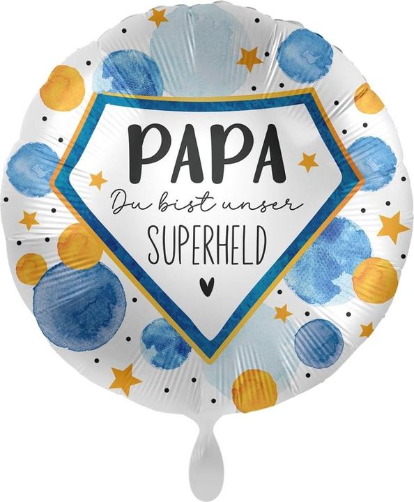 Actual product image Premioloon Dad, You're Our Superhero Foil Balloon - 43cm - Empty