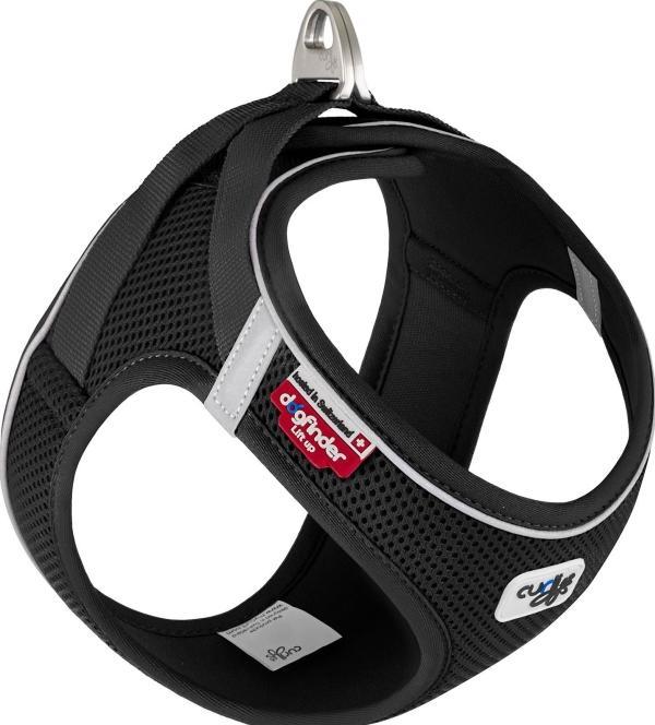 Actual product image Curli Magnetic Vest Dog Harness Air-Mesh Black S (S, Dog, General)