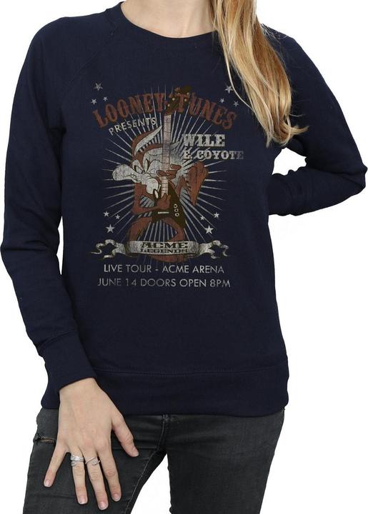 Immagine prodotto Looney Tunes Felpa Willy il Coyote Chitarra Donna (S)