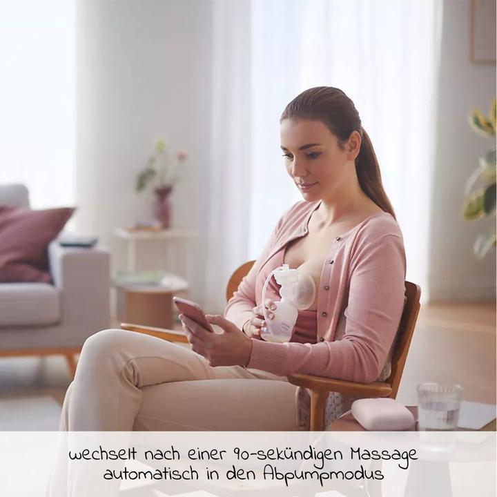 Produktbild Philips Avent Milchpumpen Elektrische Milchpumpe SCF395/31 + Gratis