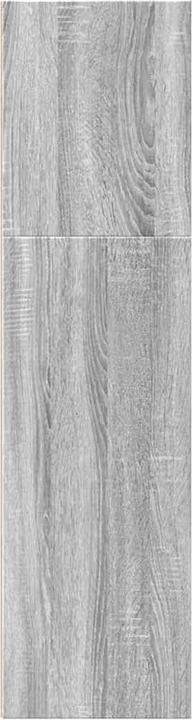 Actual product image VidaXL Bücherregal Regal Standregal Büroregal Aufbewahrungsregal Grau Sonoma (60 x 30 x 114 cm)