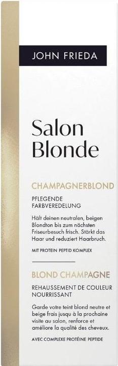 Actual product image John Frieda Salon Blonde Champagnerblond Pflegende Farbveredelung - 120ml